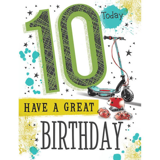 Picture of 10TH BIRTHDAY CARD
